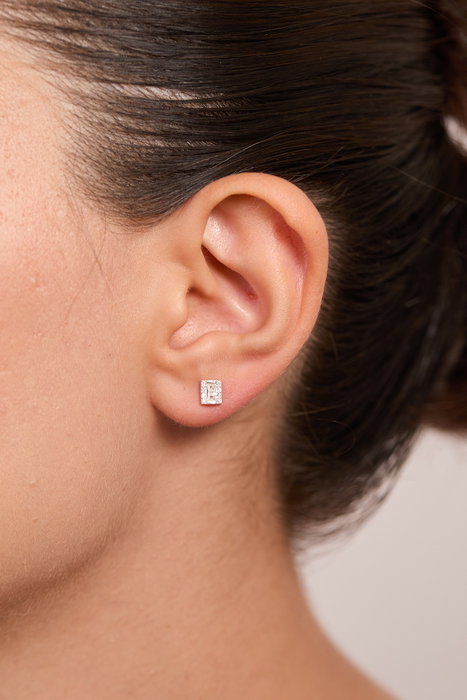 Heliophilia Silver Pendientes de Plata de Ley 925